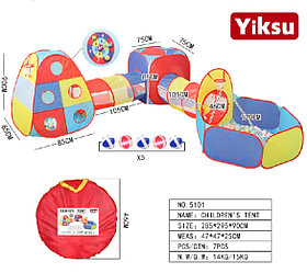 Детская игровая палатка c тоннелем 5101