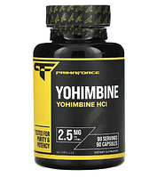 Йохимбина гидрохлорид (Yohimbine HCI), 2,5 мг, 90 капсул Primaforce