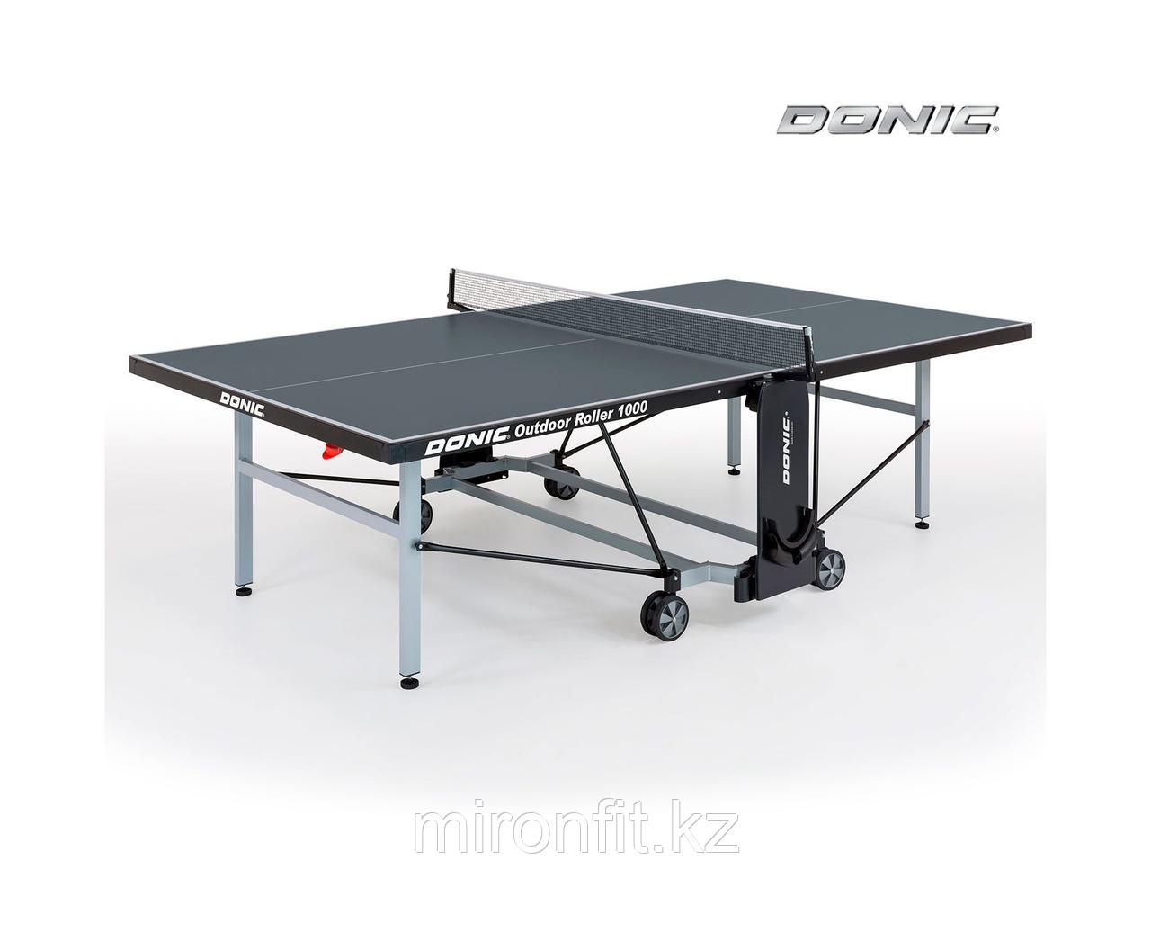 Теннисный стол DONIC OUTDOOR ROLLER 1000 Grey - фото 1 - id-p113296657