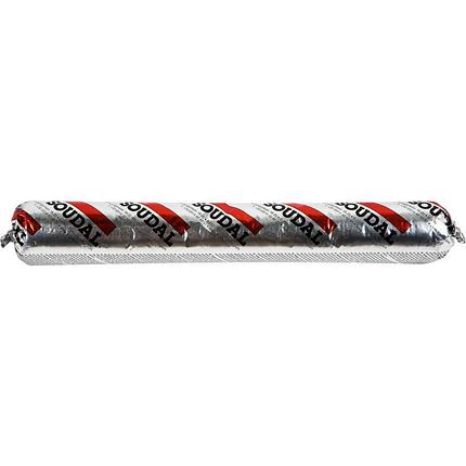 Нейтральный силиконовый шовный герме герметик черный Soudal Silirub 600 мл, фото 1