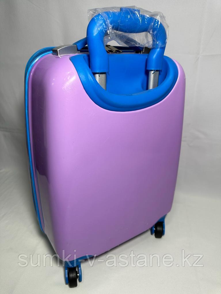 Детский чемодан для девочек на 4-х колёсах, 4-8 лет. Высота 46 см, ширина 30 см, глубина 22 см. - фото 5 - id-p113297371