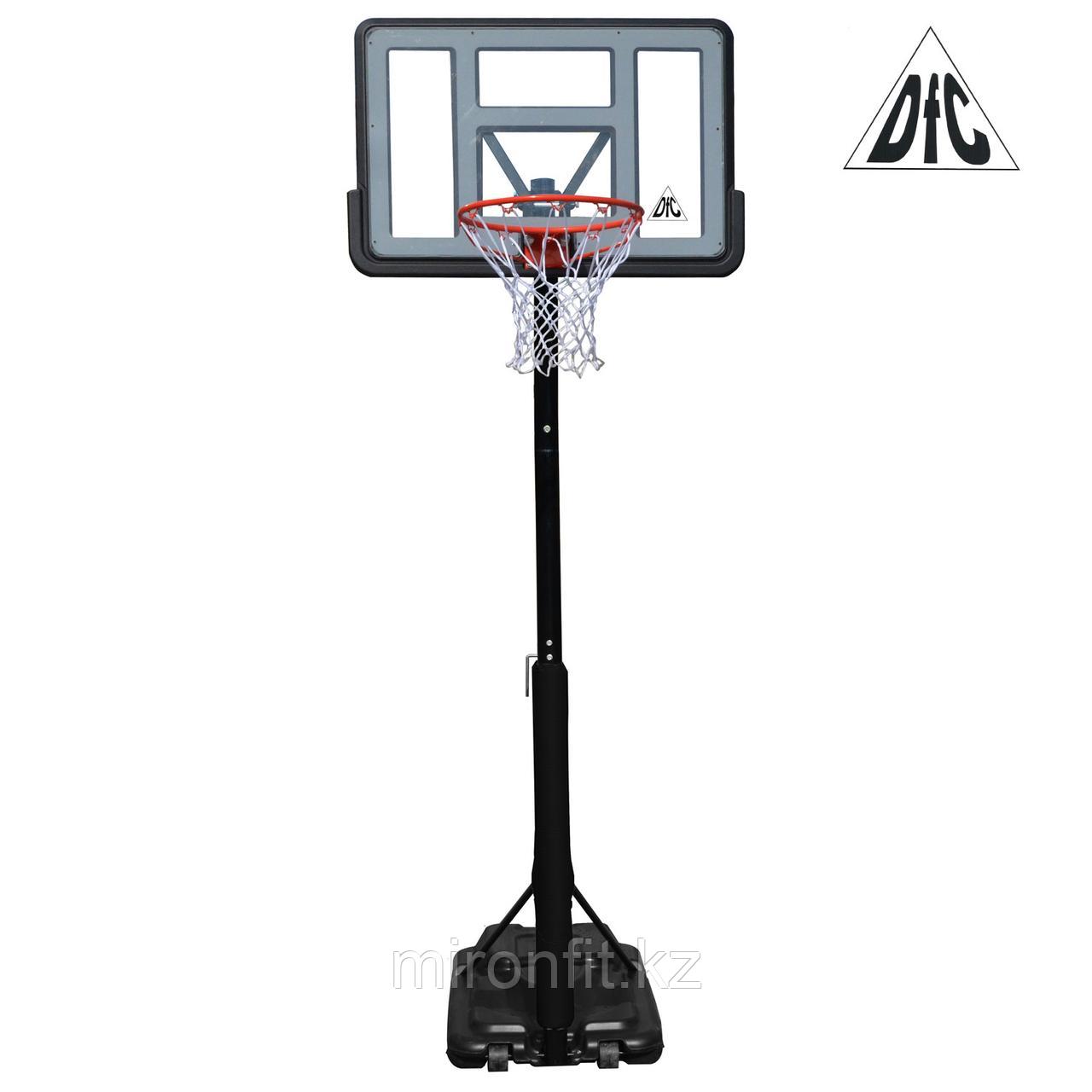 Баскетбольная мобильная стойка DFC STAND44PVC1 110x75cm ПВХ винт.регулировка - фото 2 - id-p113298135