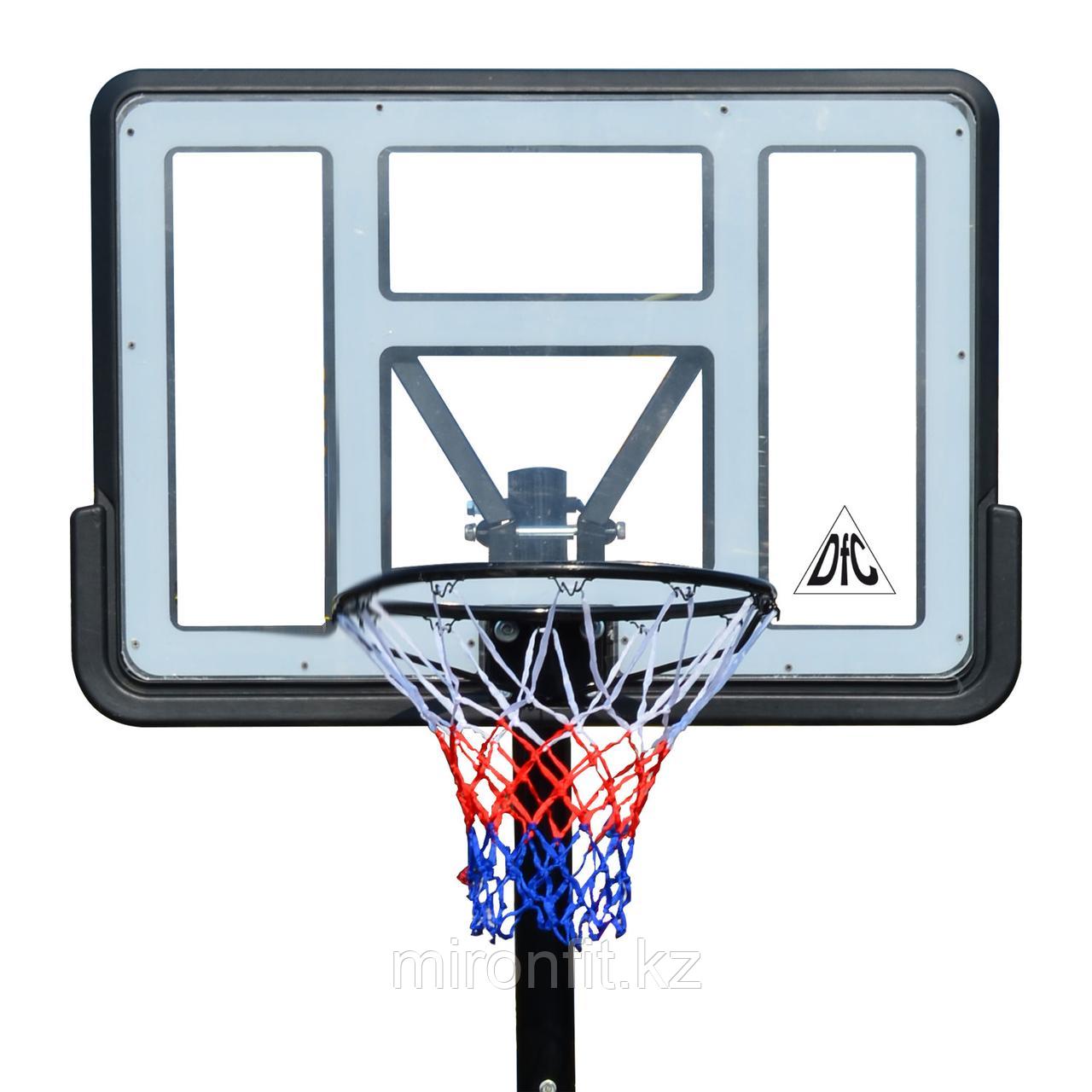Баскетбольная стационарная стойка DFC ING44P1 112x75cm акрил винт. рег-ка (три короба) - фото 2 - id-p113298138