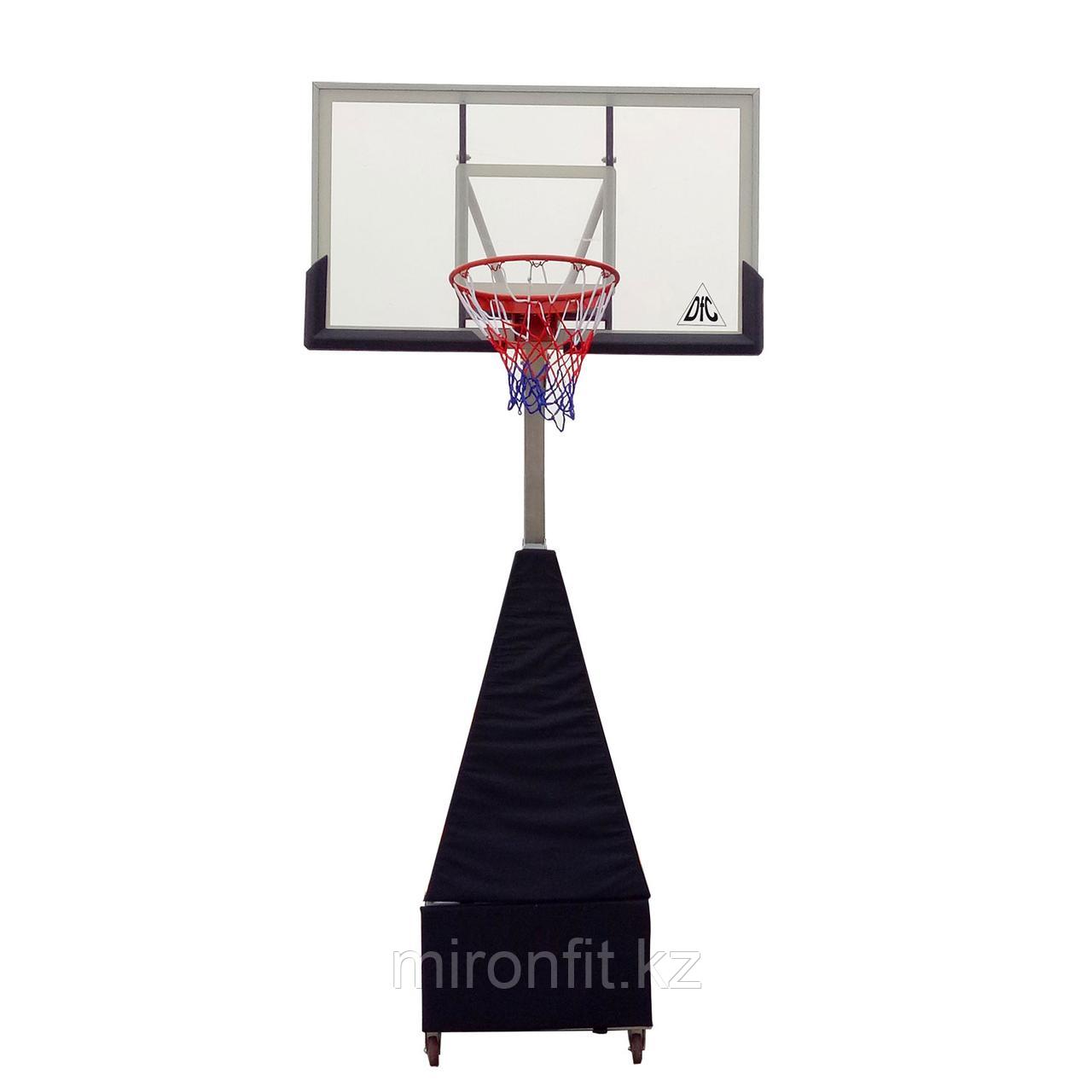 Баскетбольная мобильная стойка DFC STAND56SG 143x80CM поликарбонат (3кор) - фото 2 - id-p113296497