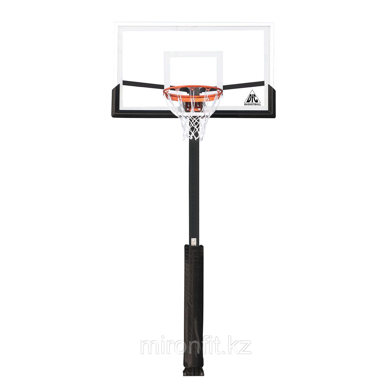 Баскетбольная стационарная стойка DFC ING54U 136х80см (четыре короба) - фото 3 - id-p113296621