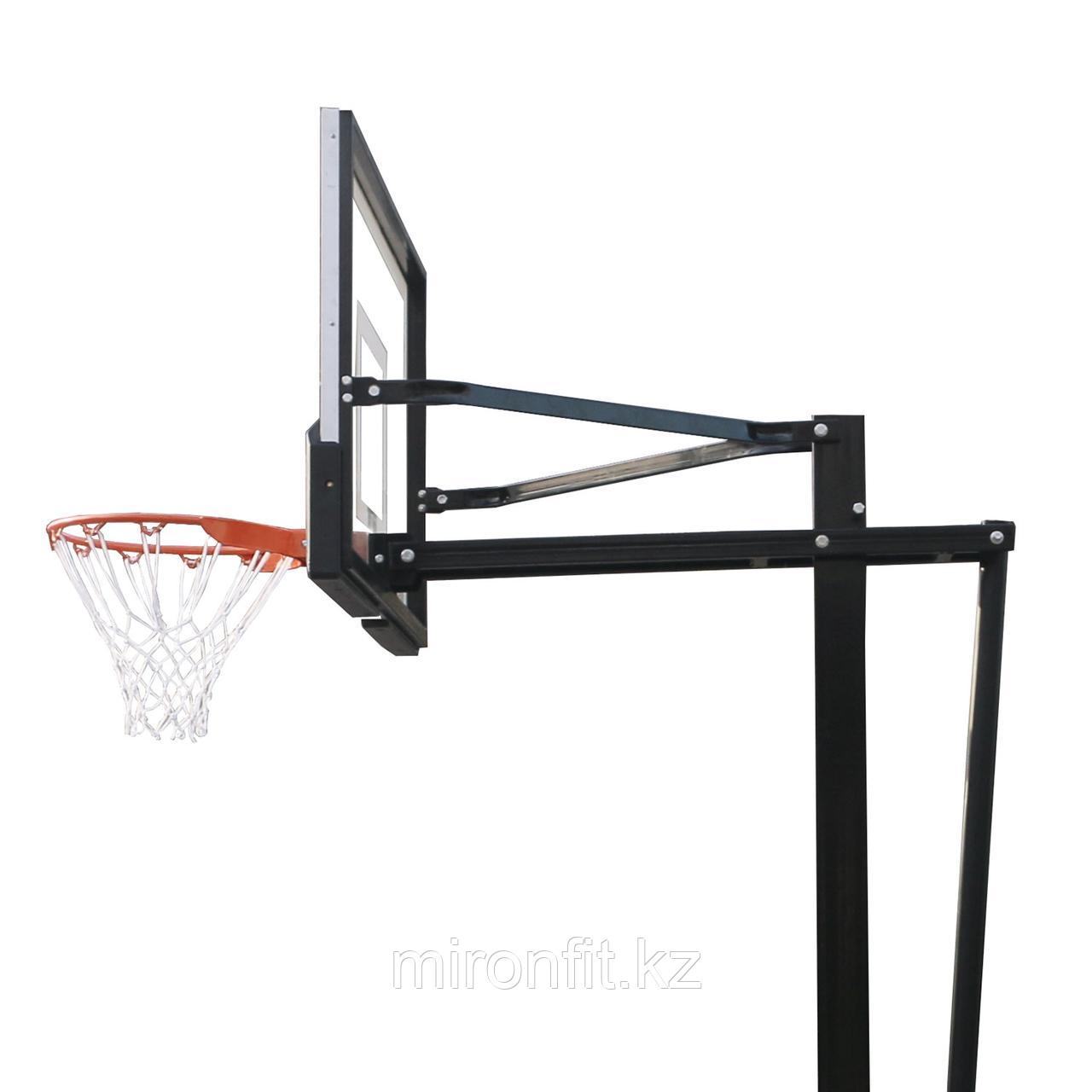 Баскетбольная стационарная стойка DFC ING54U 136х80см (четыре короба) - фото 6 - id-p113296621