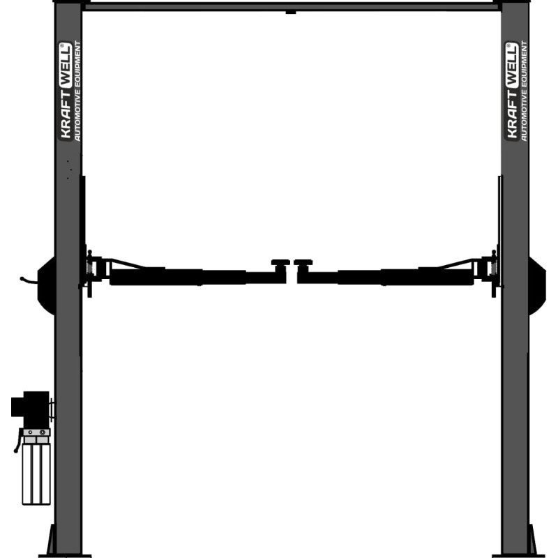 Подъемник двухстоечный электрогидравлический KraftWell KRW4ELH2 (г/п 4000 кг) - фото 8 - id-p111775705