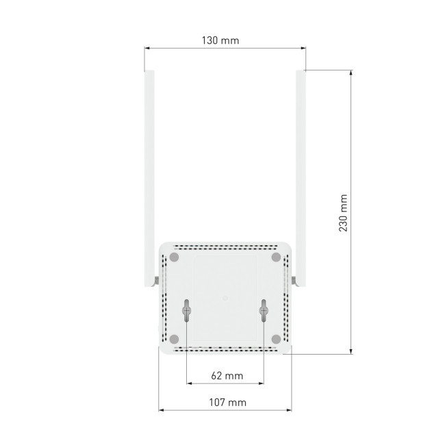 Keenetic Start KN-1112 Интернет-центр с Mesh Wi-Fi N300, 4-портовым Smart-коммутатором и переключателем режима - фото 3 - id-p113300654