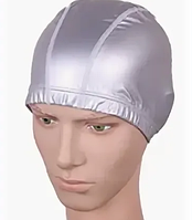 Комбинированная шапочка для плавания прорезиненная