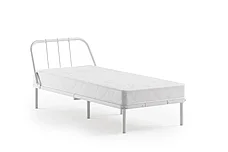Односпальная кровать Мира (О), 90х200 см, белый, фото 2