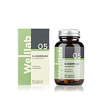 БАД с витамином С Welllab C-COMPLEX PLUS, 60 капсул