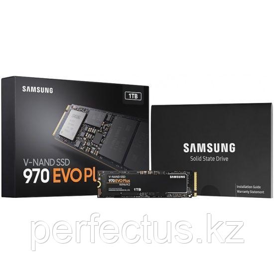 Твердотельный накопитель SSD Samsung 970 EVO PLUS, MZ-V7S1T0BW [1000 ГБ,M2,NVMe,чтение: 3500 МБ/с,запись: - фото 1 - id-p113301340