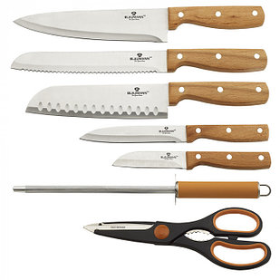 Blaumann Набор ножей с подставкой  8 предмет 1*6(BL-5038)
