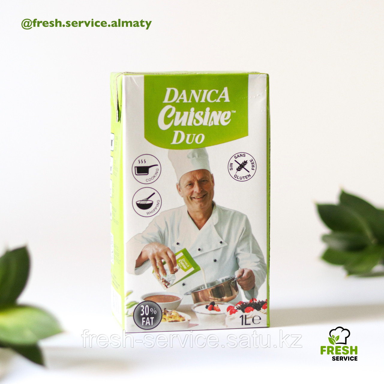 Сливки растительные "DANICA" Cuisine Duo 30% 1 л - фото 1 - id-p112690331