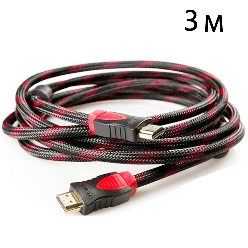 Кабель HDMI 3 м черный