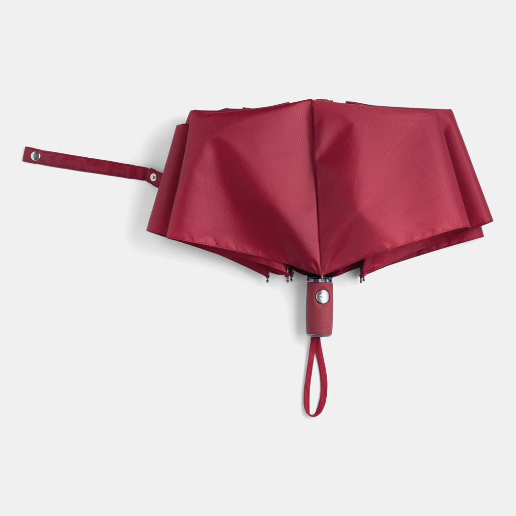 Автоматический ветрозащитный складной зонт Красный - фото 7 - id-p75036738