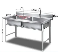 ВАННА МОЕЧНАЯ двойная