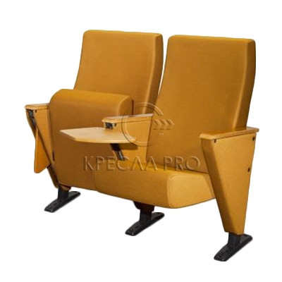 Кресло для конференц залов и аудиторий СНИЧ (B-1000) со столиком-пюпитр убирающимся в стойку - фото 1 - id-p113306063
