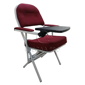 Кресло для конференц залов и аудиторий Конференц-стул складной с пюпитром