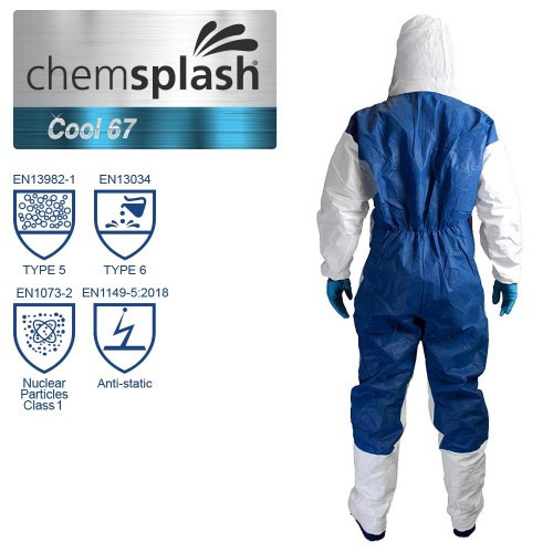 Костюм химической защиты Chemsplash Cool 67 Coverall Type 5/6 - Style No. 2510 - фото 1 - id-p113307703