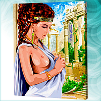 Картина по номерам "Девушка Древней Греции" (40х50)