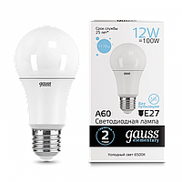 Лампа Gauss LED Elementary A60 12W E27 1170lm 6500K