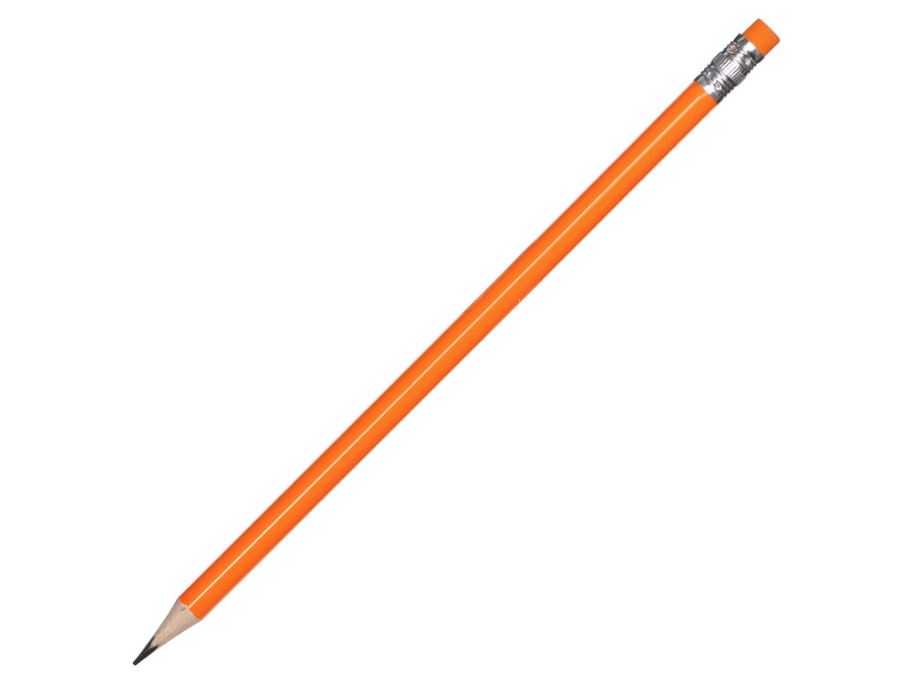Трехгранный карандаш Графит 3D, оранжевый - фото 1 - id-p113308951