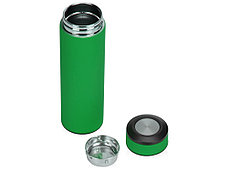 Термос Confident с покрытием soft-touch 420мл, зеленый, фото 2