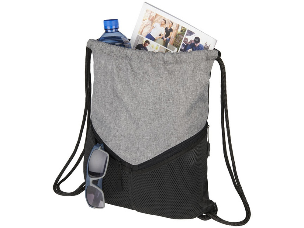 Спортивный рюкзак-мешок, серый/графит - фото 3 - id-p113309225