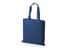 Сумка для шопинга Carryme 140 хлопковая, 140 г/м2, нейви, фото 2