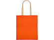 Сумка для шопинга Twin двухцветная из хлопка, 180 г/м2, оранжевый/натуральный, фото 6