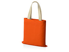 Сумка для шопинга Steady из хлопка с парусиновыми ручками, 260 г/м2, оранжевый, фото 2