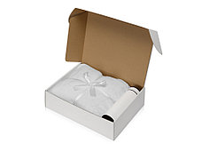 Подарочный набор с пледом, термосом Cozy hygge, белый, фото 2