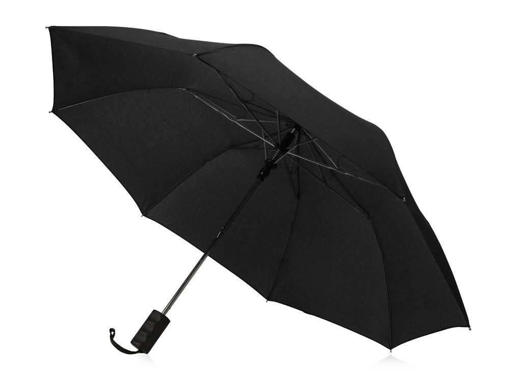 Зонт-полуавтомат Flick, черный - фото 1 - id-p113310314