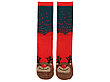 Набор носков с рождественской символикой в мешке женские, 2 пары, красный, фото 3