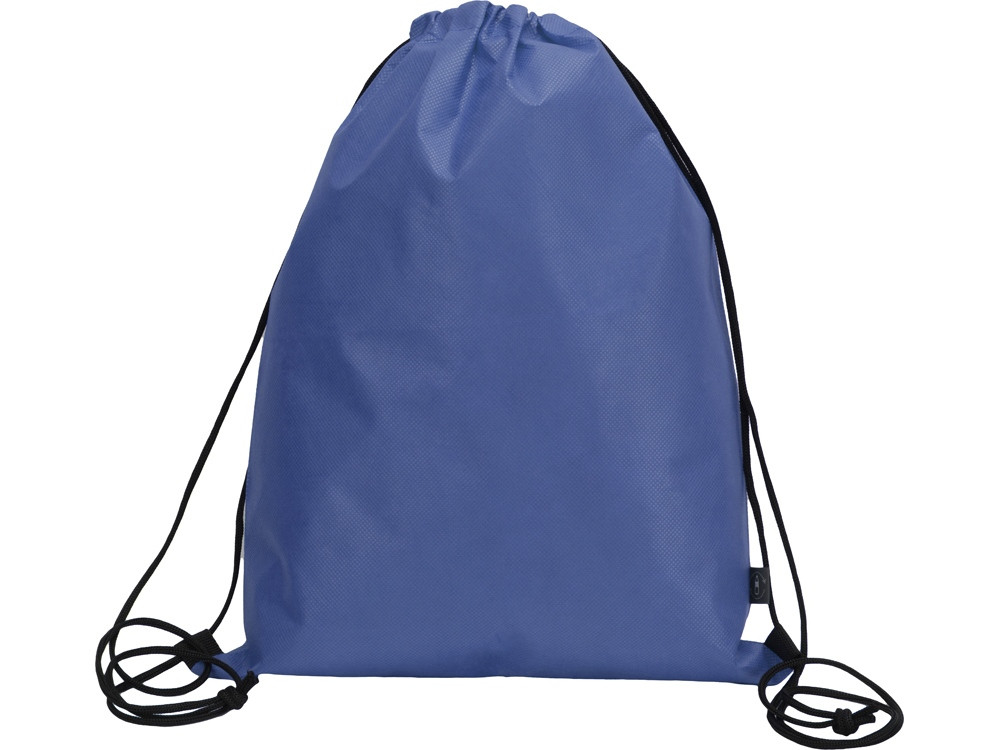Рюкзак-мешок Reviver из нетканого переработанного материала RPET, синий - фото 2 - id-p113311098
