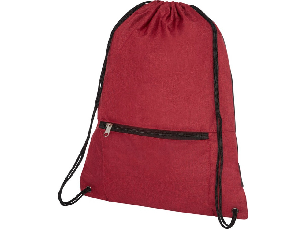 Складной рюкзак со шнурком Hoss, heather dark red - фото 2 - id-p113310360