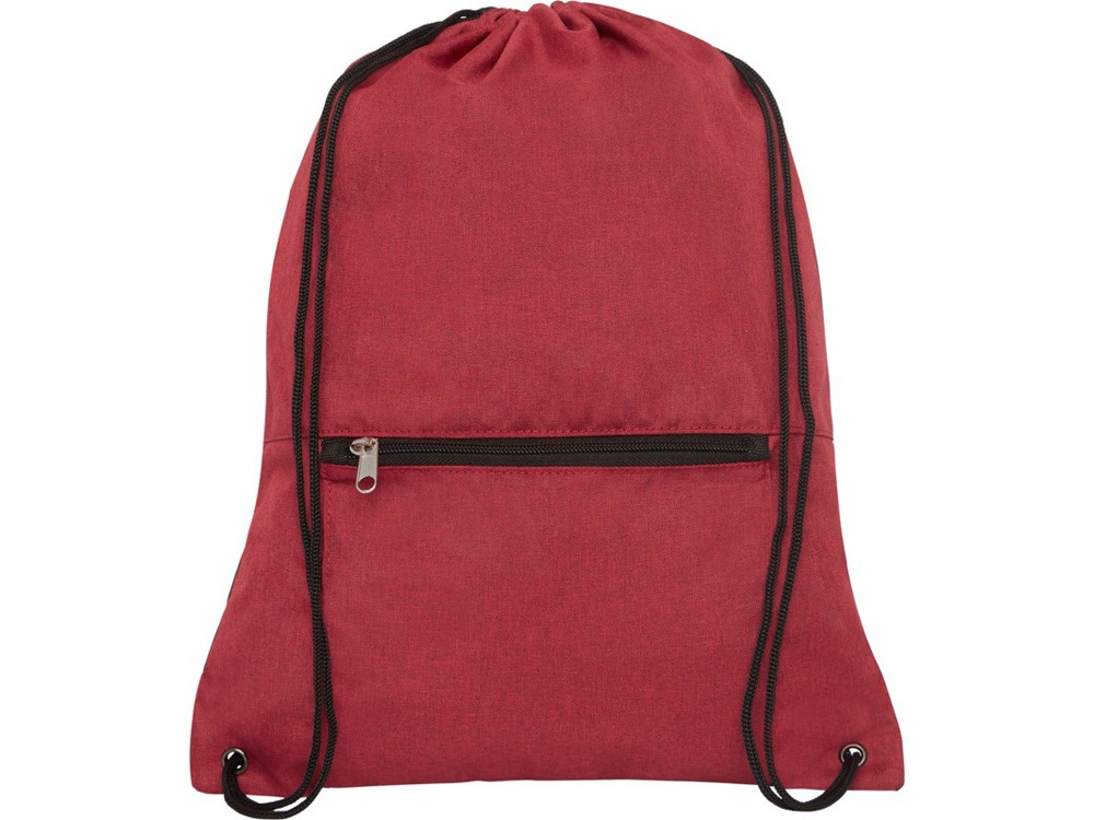 Складной рюкзак со шнурком Hoss, heather dark red - фото 3 - id-p113310360
