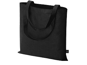 Сумка-шоппер Reviver из нетканого переработанного материала RPET, черный, фото 1