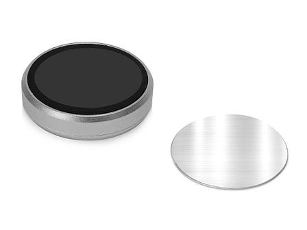 Магнитный держатель для телефона Magpin mini, черный/стальной, фото 2