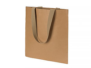 Сумка-шопер Papyrus из моющейся крафт-бумаги, натуральный, фото 3
