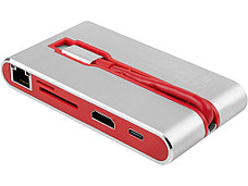 Хаб USB Rombica Type-C Hermes Red, фото 3