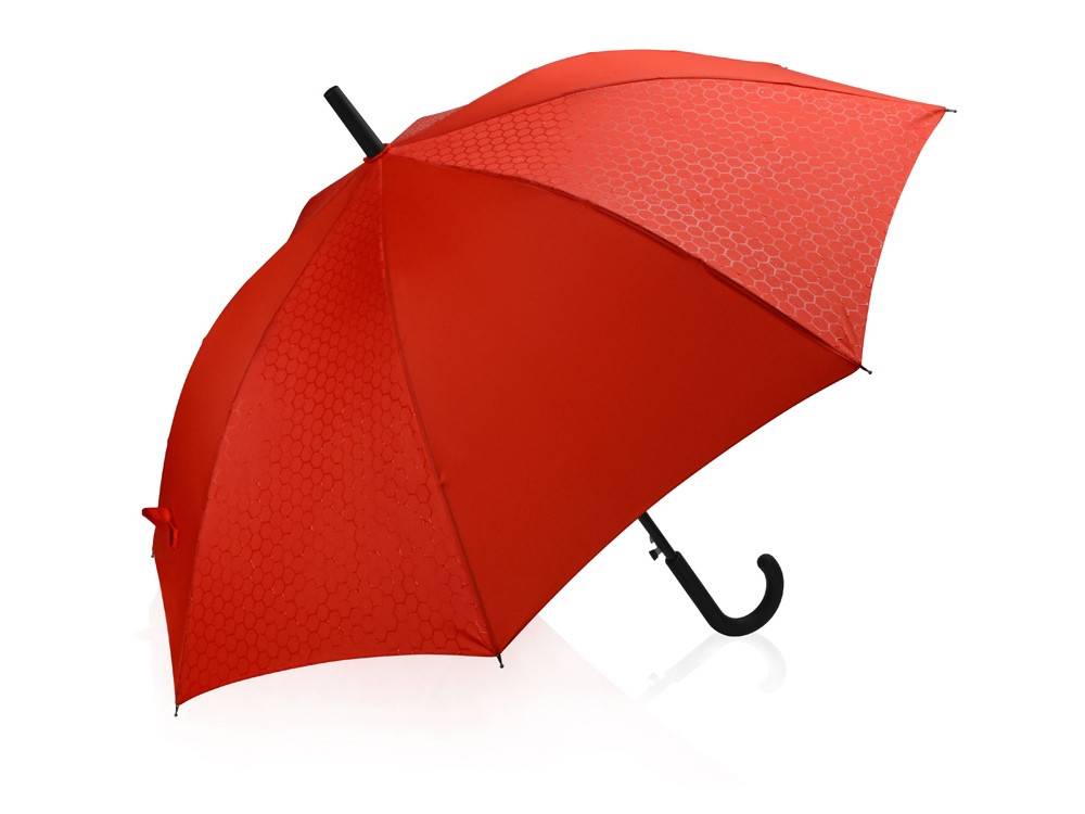 Зонт-трость полуавтомат Wetty с проявляющимся рисунком, красный - фото 4 - id-p113310539
