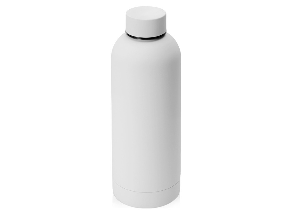 Вакуумная термобутылка Cask Waterline, soft touch, 500 мл, белый - фото 1 - id-p113310559