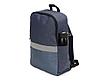 Рюкзак Merit со светоотражающей полосой и отделением для ноутбука 15.6'', синий/светло-синий, фото 6