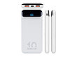 RIVACASE VA2540 (10 000mAh), QC/PD 20W внешний аккумулятор с дисплеем, белый 12/48, фото 8