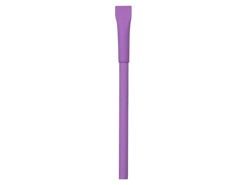 Ручка картонная с колпачком Recycled, фиолетовый (Р) - фото 3 - id-p113311306