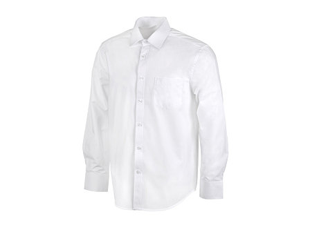 Рубашка Houston мужская с длинным рукавом, белый, фото 2