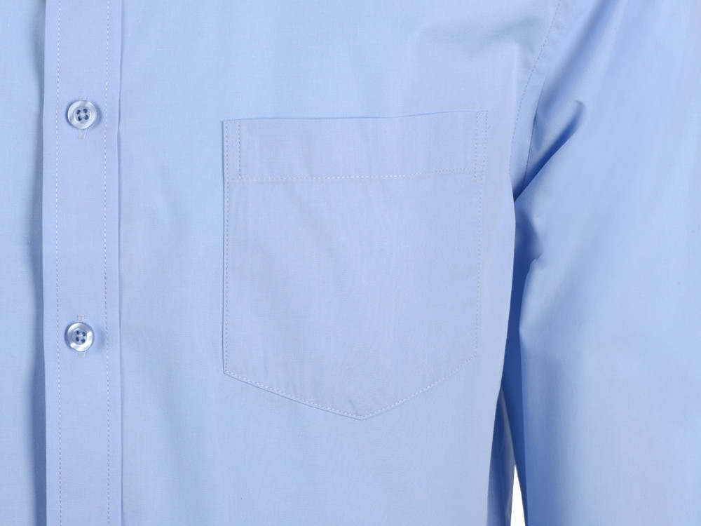 Рубашка Houston мужская с длинным рукавом, голубой - фото 4 - id-p113311353