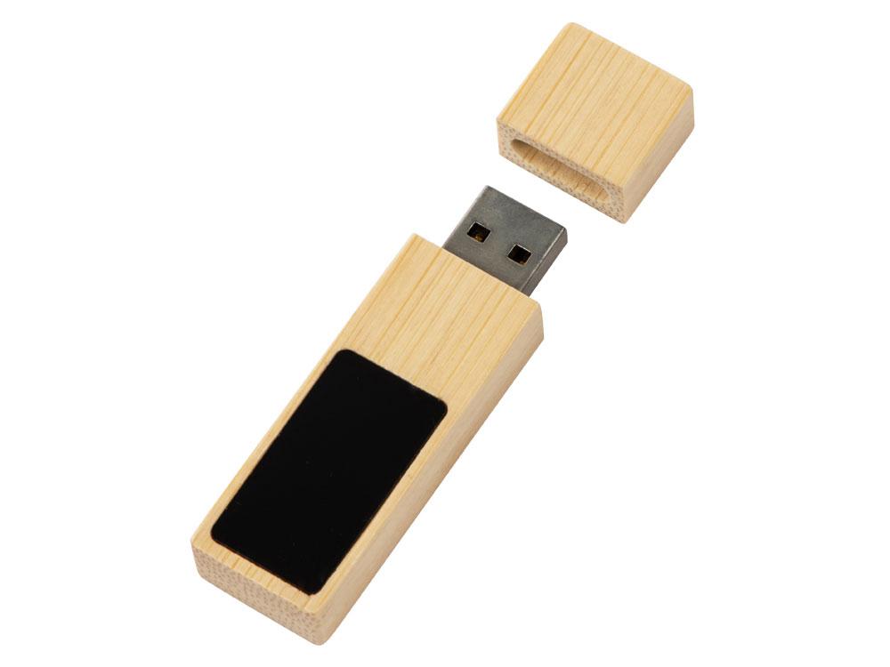 USB 2.0- флешка на 32 Гб c подсветкой логотипа Bamboo LED - фото 2 - id-p113312975